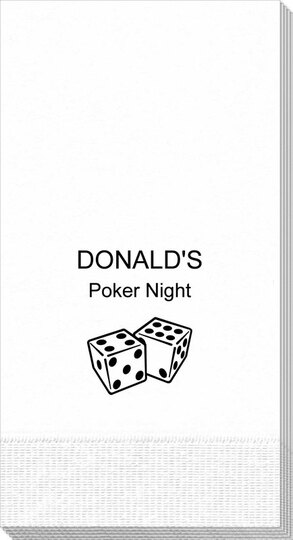 Roll the Dice Guest Towels